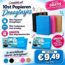 Papieren Draagtasjes - Cadeaubon Aktie