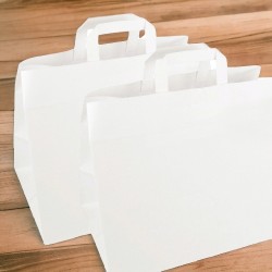 Papieren draagtassen 25st - middel