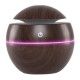 Aroma Diffuser - Essentiële Olie Verdamper - Type: Bol Donker hout 130 ml