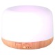 Aroma Diffuser - Essentiële Olie Verdamper - Type: Plat Rond licht hout 300 ml