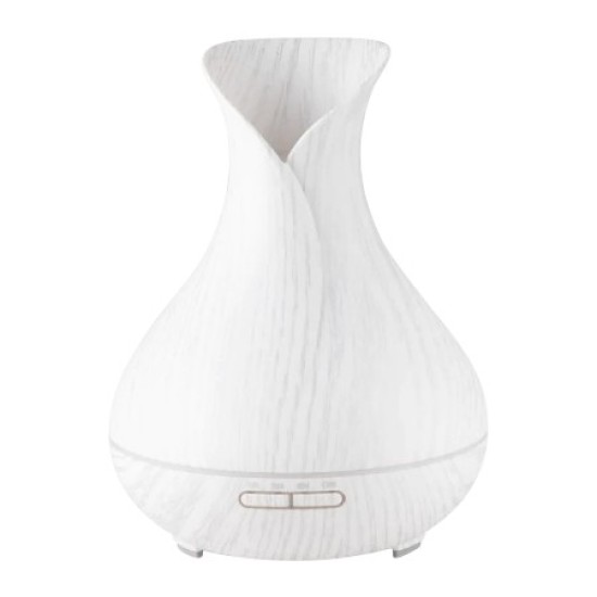 Aroma Diffuser - Essentiële Olie Verdamper - Type: Tulp wit hout 550 ml