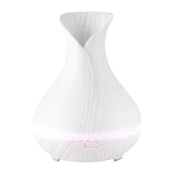 Aroma Diffuser - Essentiële Olie Verdamper - Type: Tulp wit hout 550 ml