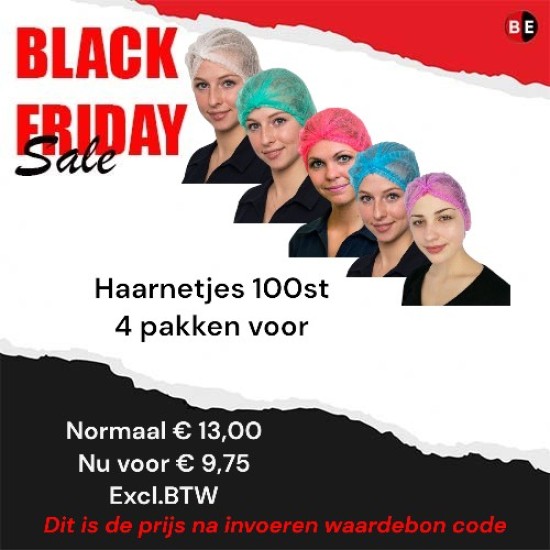 Haarnetjes 4 x pak 100st (Black Friday 2024)