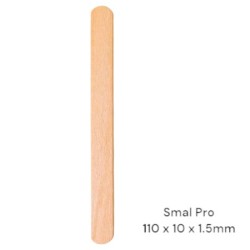 Houten spatels: Smal Pro - 100 stuks (110x10x1.5mm)