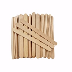 Houten spatels: Smal Pro - 100 stuks (110x10x1.5mm)