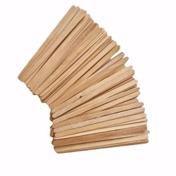 Houten spatels: Smal Extra Lang - 100 stuks (178x6x1mm)