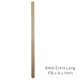 Houten spatels: Smal Extra Lang - 100 stuks (178x6x1mm)