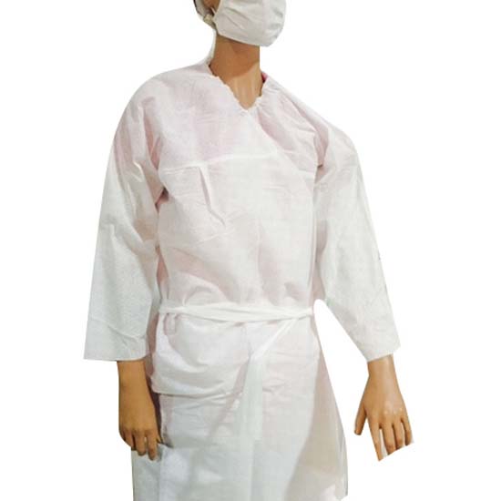 Wegwerp kimono non-woven / badjassen voor universeel gebruik - 5st