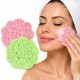 Make-up remover spons - bloemvorm - 2st