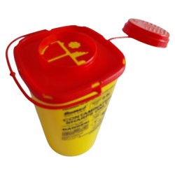 Mes en Milia naaldcontainer Romed: 0,8Ltr