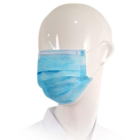 Mondmaskers - Mondkapjes - Type IIR - 3-Laags 50st: Blauw