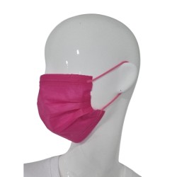 Mondmaskers - Mondkapjes - 2-Laags 50st: Fuchia Roze