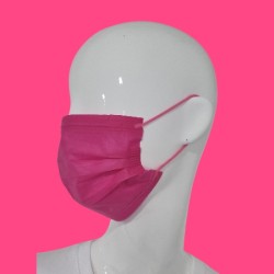 Mondmaskers - Mondkapjes - 2-Laags 50st: Fuchia Roze