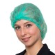 Haarnetjes - wegwerphaarnetjes - Clipcap - Non Woven pak 100st: Groen