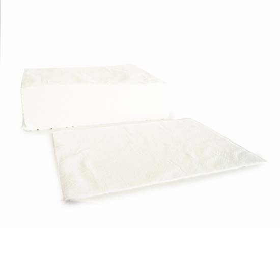 Wegwerp handdoek eco 50st: 70 x 50 wit