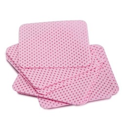 Pluisvrije nageldoekjes - Nail Wipes Lint Free - Nagellakremoverdoekjes - Makeup-pads - Lash Glue Wipes - Box 200st - Roze