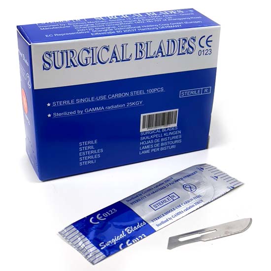 Surgical blades pedicure mesjes Nr: 10