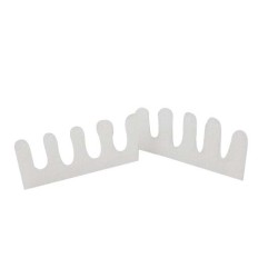 Teenspreiders Foam: Wit 10paar