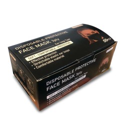 Mondkapjes Zwart 50st