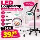 Led Loupelamp compleet met vijfarmige statief Led Loupelamp compleet met vijfarmige statief