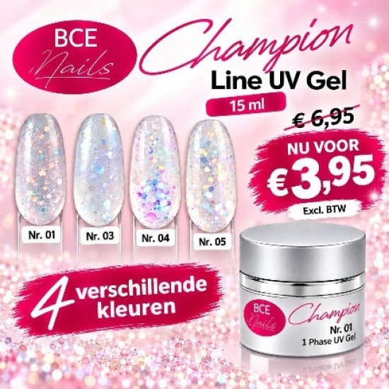 UV Gel Champion Line - BCE Nails - 15ml