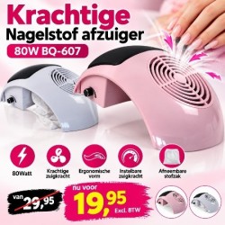 Krachtige Nagelstof Afzuiger 80W