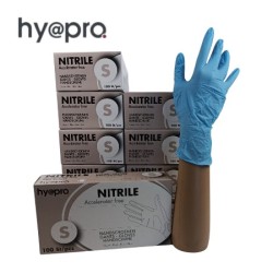 Nitril Handschoenen: Blauw 10 x 100st (Hy@pro) 