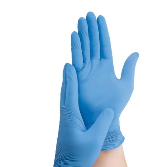 Nitril Handschoenen: Blauw 100st (Hynex)
