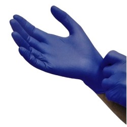 Handschoenen Nitril: Blauw 100st (Maple Leaf)