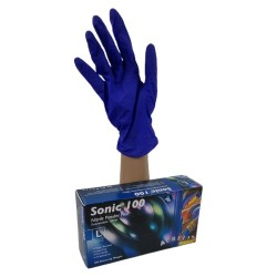 Nitril Handschoenen: Blauw 100st (Sonic)