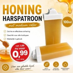 100ml Honing harspatroon met vaste medium roller