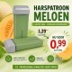 Harspatroon Meloen met vaste brede roller 100ml Harspatroon Meloen met vaste brede roller 100ml