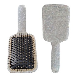 Luxe Haarborstel met diamanten strass steentjes 