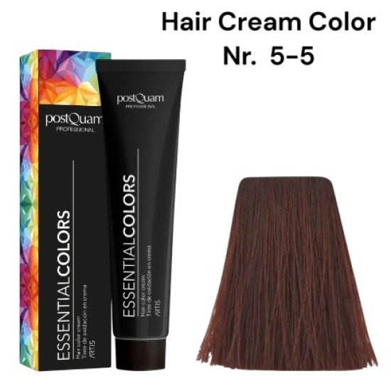 Hair Color Cream PostQuam - Crème Haarverf 60ml Kleur Nr. 5-5
