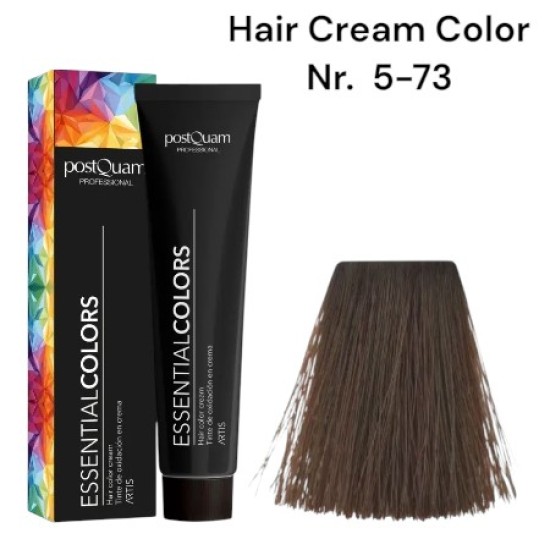 Hair Color Cream PostQuam - Crème Haarverf 60ml Kleur Nr. 5-73