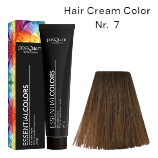 Hair Color Cream PostQuam - Crème Haarverf 100gr Kleur Nr. 7
