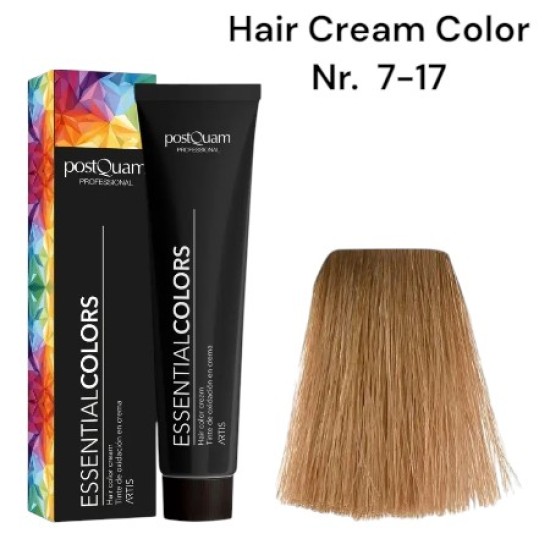 Hair Color Cream PostQuam - Crème Haarverf 60ml Kleur Nr. 7-17 Hair Color Cream PostQuam - Crème Haarverf 60ml Kleur Nr. 7-17
