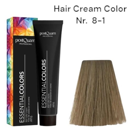 Hair Color Cream PostQuam - Crème Haarverf 100gr Kleur Nr. 8-1