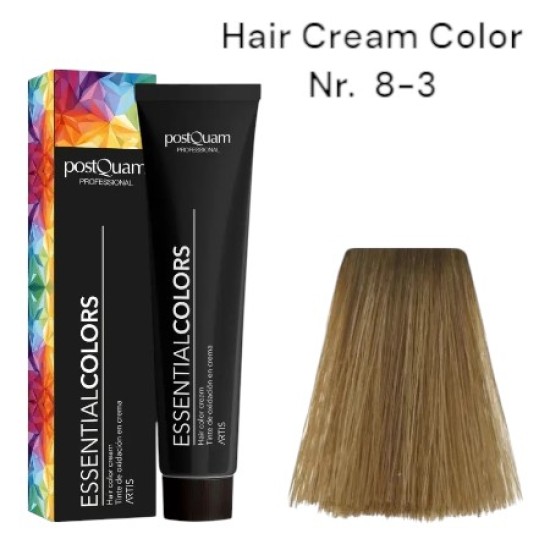 Hair Color Cream PostQuam - Crème Haarverf 100gr Kleur Nr. 8-3
