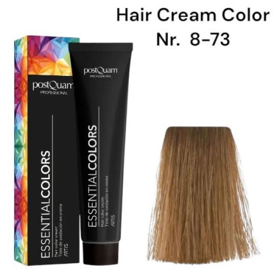 Hair Color Cream PostQuam - Crème Haarverf 60ml Kleur Nr. 8-73 Hair Color Cream PostQuam - Crème Haarverf 60ml Kleur Nr. 8-73