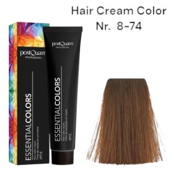 Hair Color Cream PostQuam - Crème Haarverf 100gr Kleur Nr. 8-74