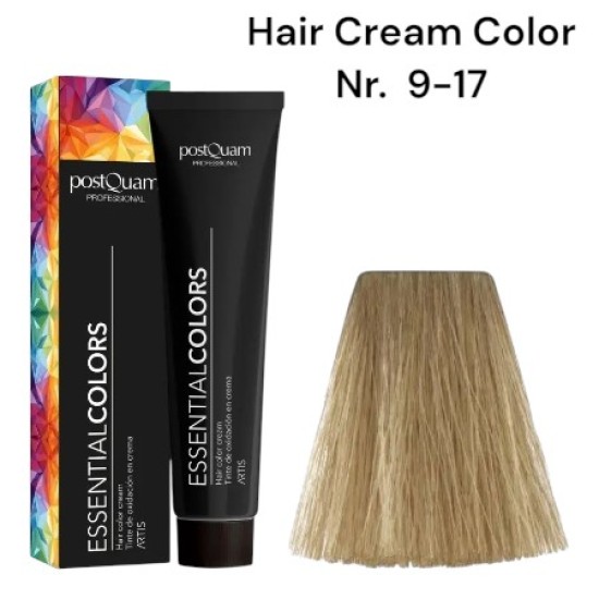 Hair Color Cream PostQuam - Crème Haarverf 60ml Kleur Nr. 9-17 Hair Color Cream PostQuam - Crème Haarverf 60ml Kleur Nr. 9-17