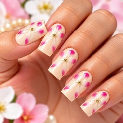 Herbruikbare Kunstnagels met Plak strips – 24 stuks - Nr: 21