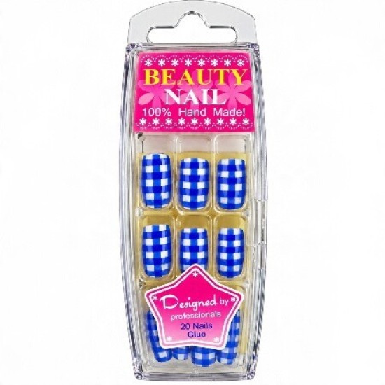 Herbruikbare Kunstnagels met Plak strips – 24 stuks - Nr: 35