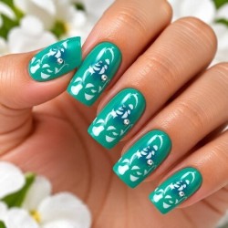 Herbruikbare Kunstnagels met Plak strips – 24 stuks - Nr: 62