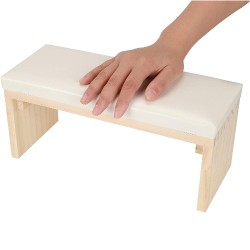 Manicure Hand-armsteun Kleur: Naturel-Wit Manicure Hand-armsteun Kleur: Naturel-Wit