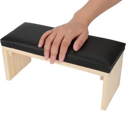 Manicure Hand-armsteun Kleur: Naturel-Zwart Manicure Hand-armsteun Kleur: Naturel-Zwart