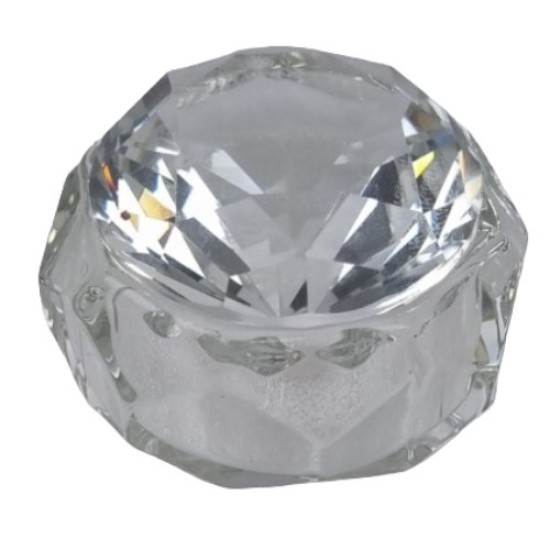 Dappendish - Dappen Dish Diamant met deksel Clear