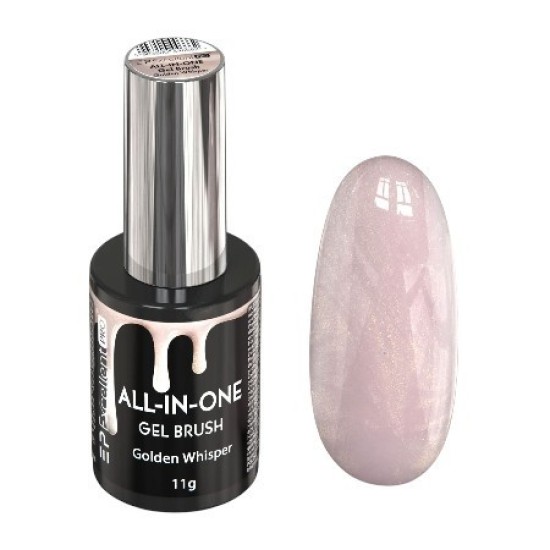 All-In-One Gel Brush - Excellent Pro - 11g - Golden Whisper