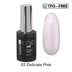 MULTIFUNCTION FIBER BASE - ONE COAT - EXCELLENT PRO - 11ml - Kleur: 02 Delicate Pink